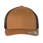 EMBROIDERED MESH TRUCKER SNAPBACK - STRUCTURED