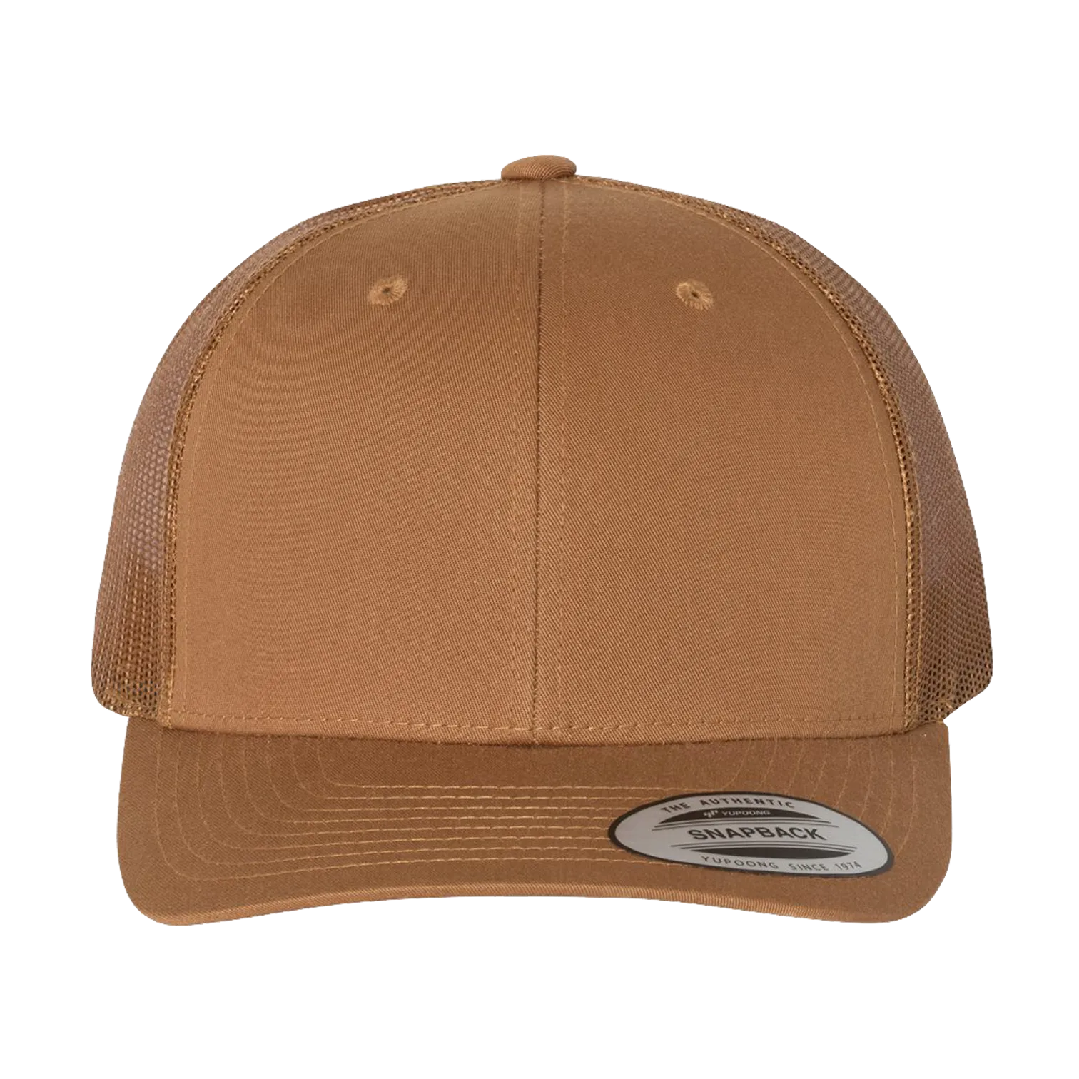 EMBROIDERED MESH TRUCKER SNAPBACK - STRUCTURED