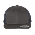 EMBROIDERED MESH TRUCKER SNAPBACK - STRUCTURED