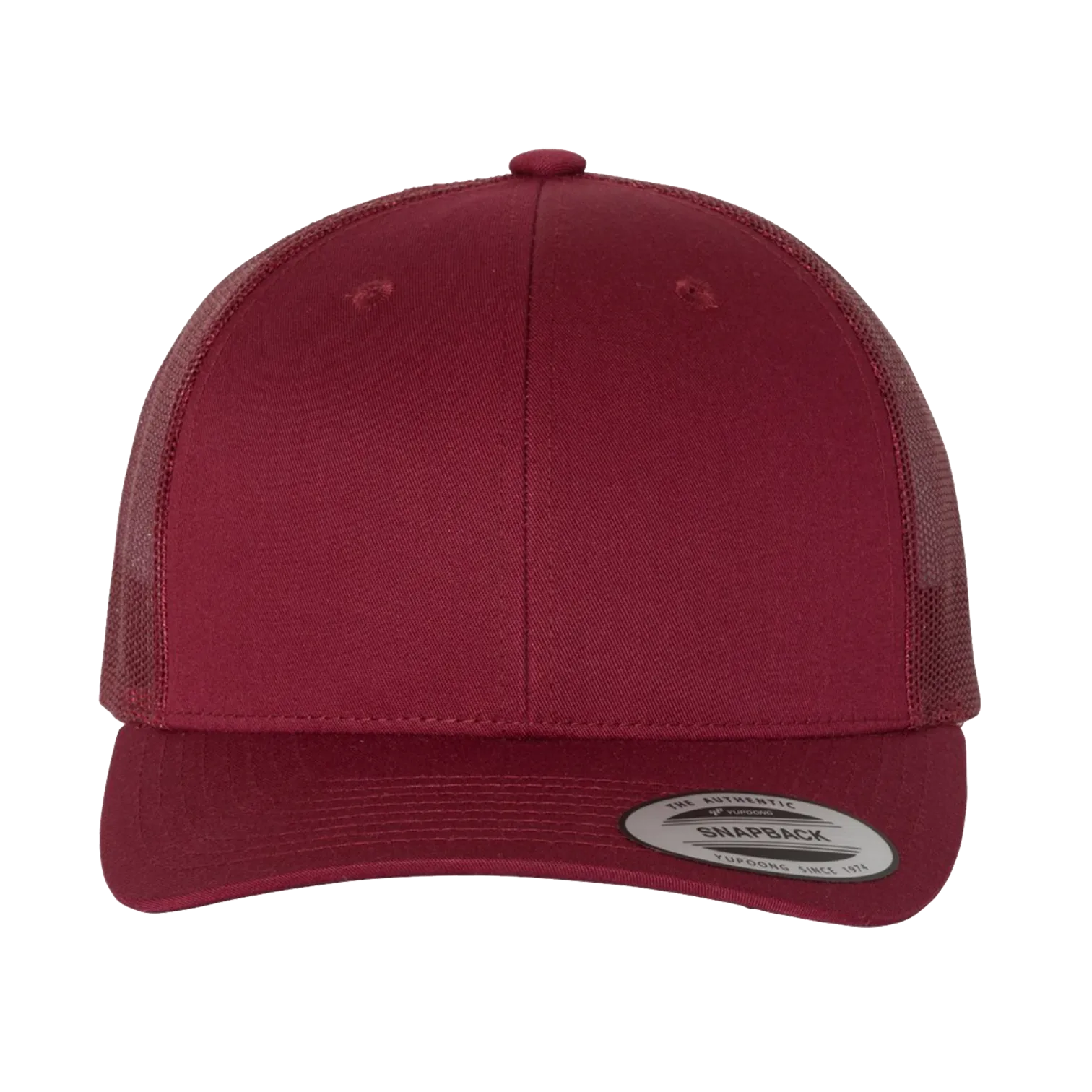 EMBROIDERED MESH TRUCKER SNAPBACK - STRUCTURED