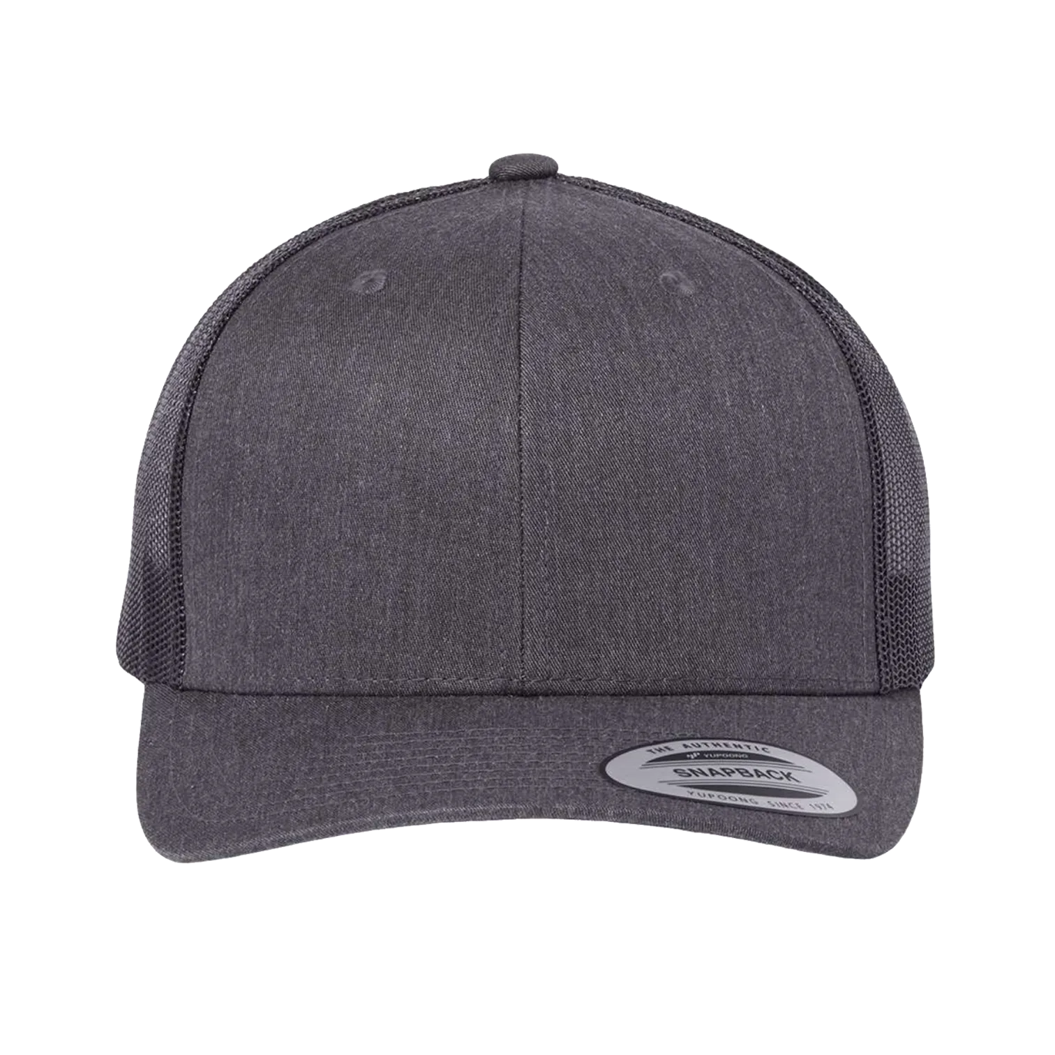 EMBROIDERED MESH TRUCKER SNAPBACK - STRUCTURED