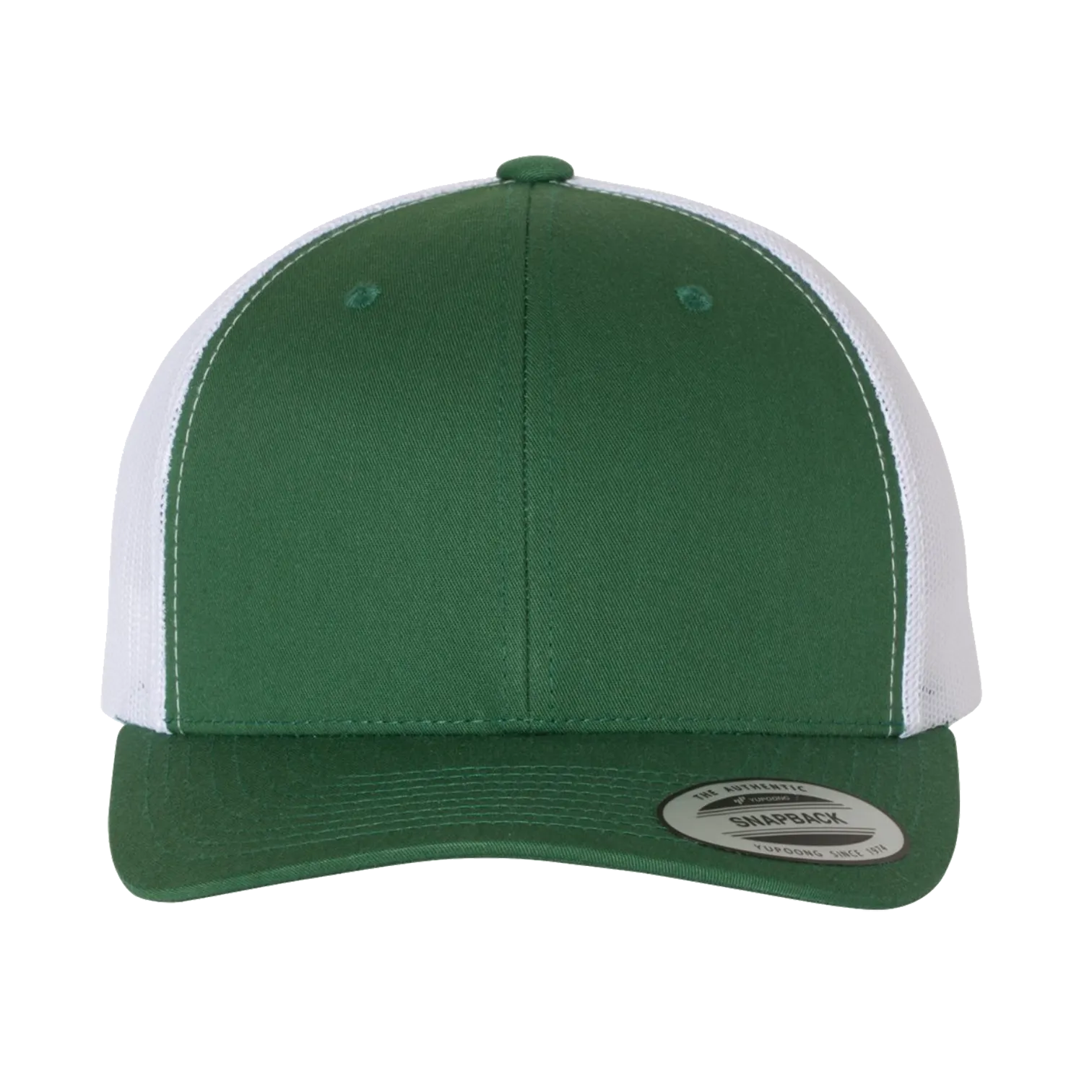 EMBROIDERED MESH TRUCKER SNAPBACK - STRUCTURED
