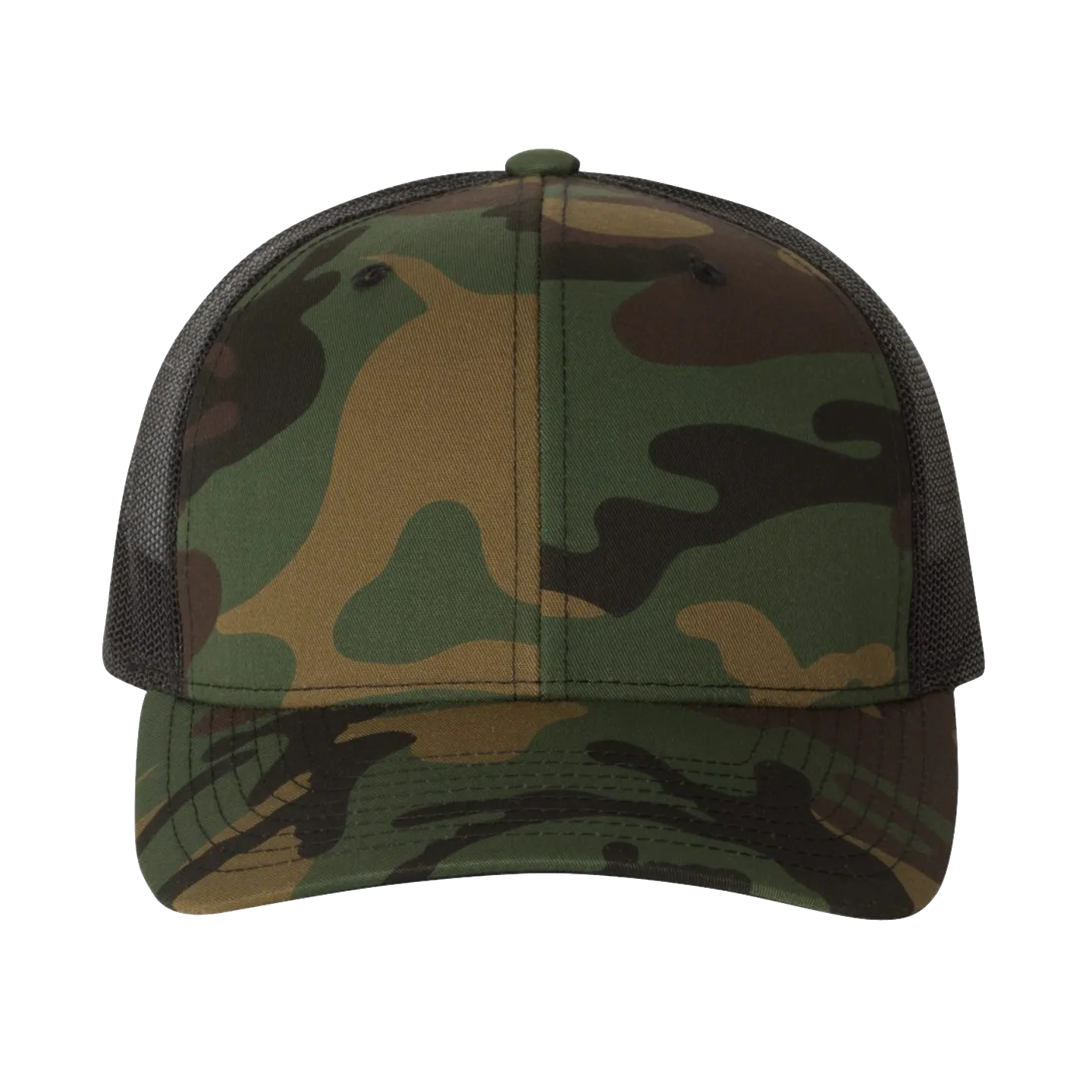 EMBROIDERED MESH TRUCKER SNAPBACK - STRUCTURED