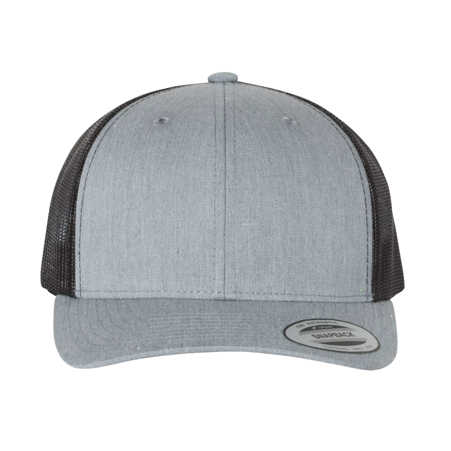 EMBROIDERED MESH TRUCKER SNAPBACK - STRUCTURED