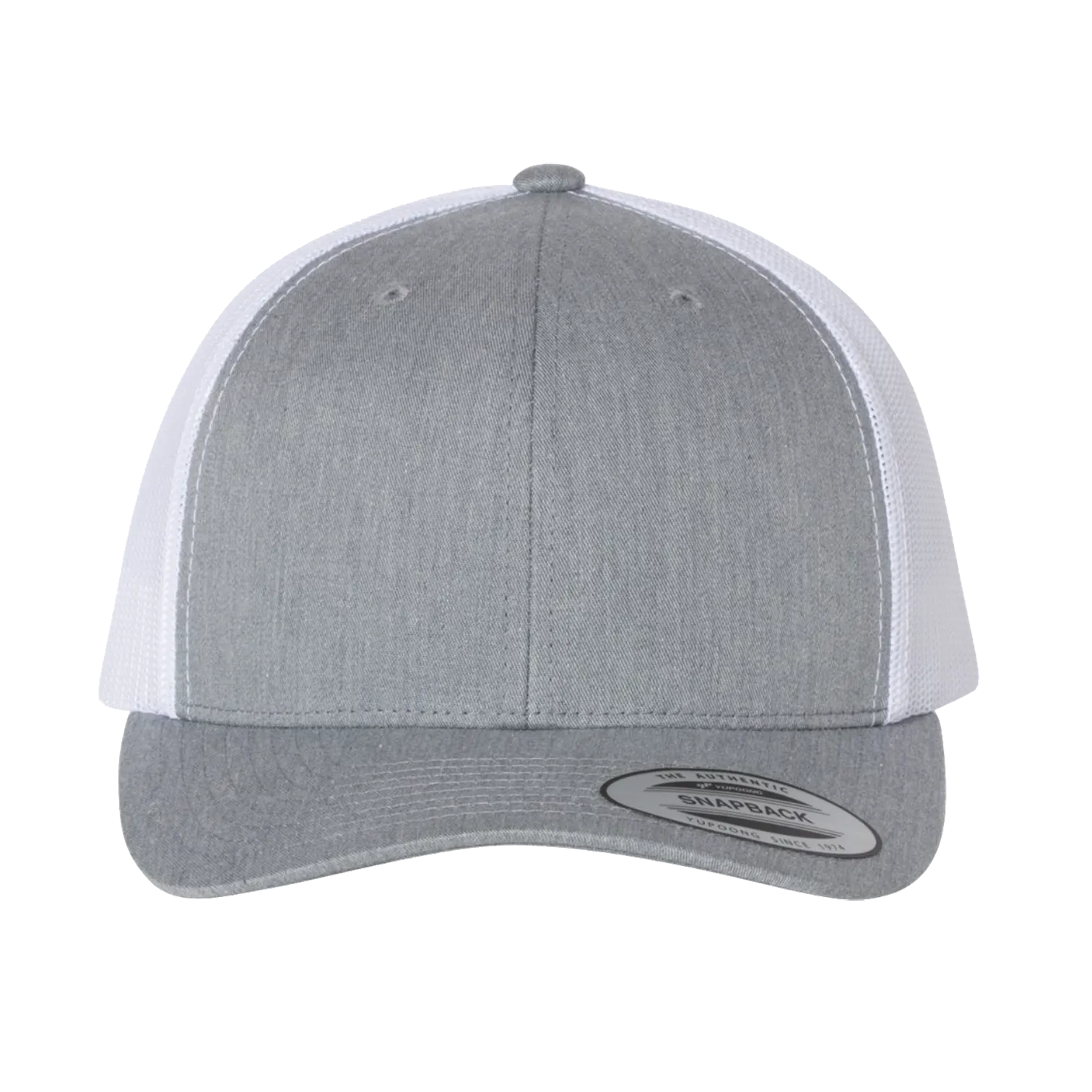 EMBROIDERED MESH TRUCKER SNAPBACK - STRUCTURED