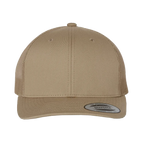 EMBROIDERED MESH TRUCKER SNAPBACK - STRUCTURED