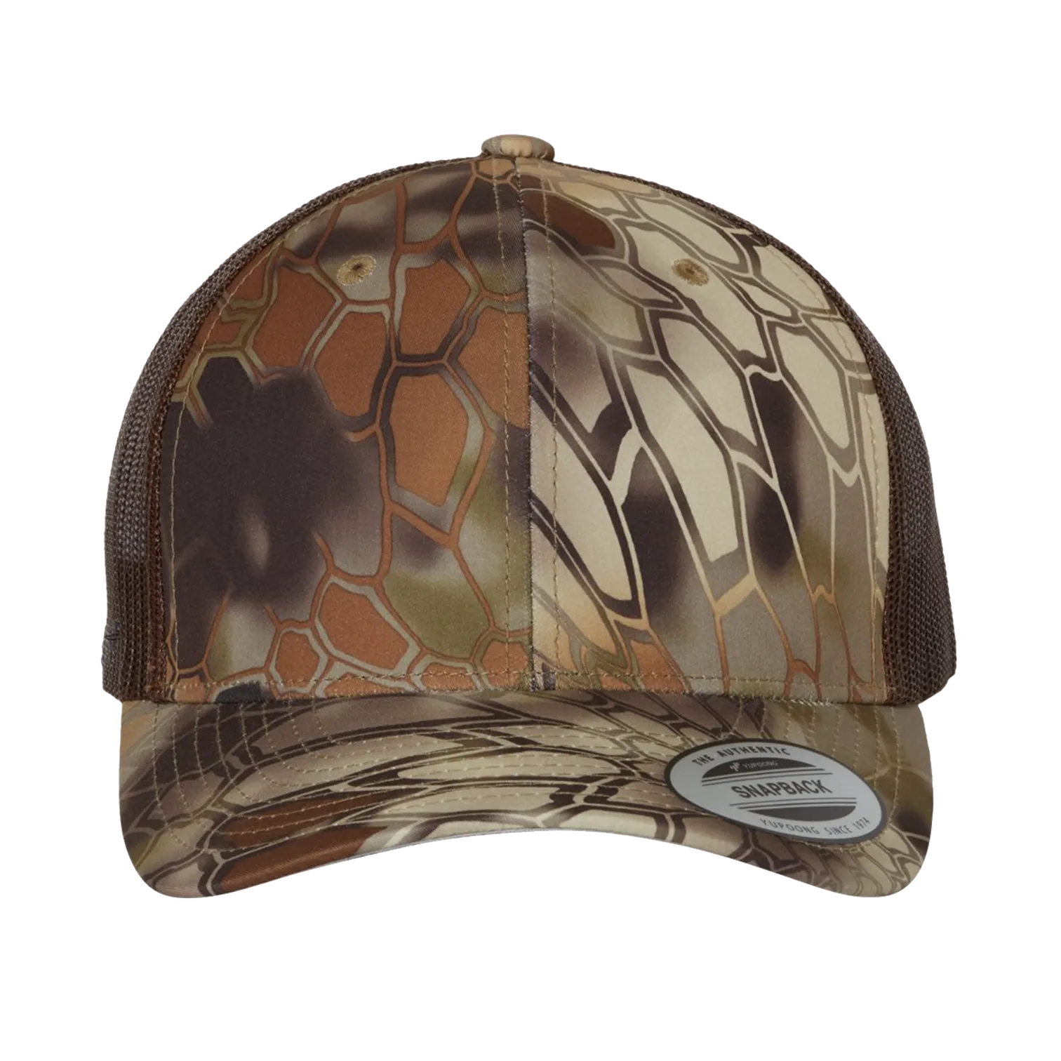 EMBROIDERED MESH TRUCKER SNAPBACK - STRUCTURED