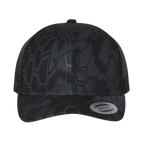 EMBROIDERED MESH TRUCKER SNAPBACK - STRUCTURED