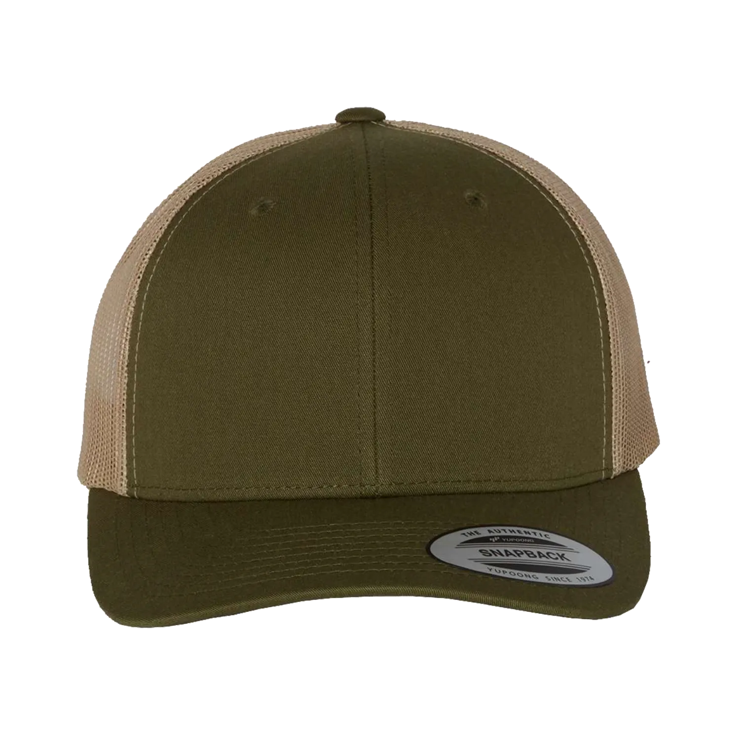 EMBROIDERED MESH TRUCKER SNAPBACK - STRUCTURED