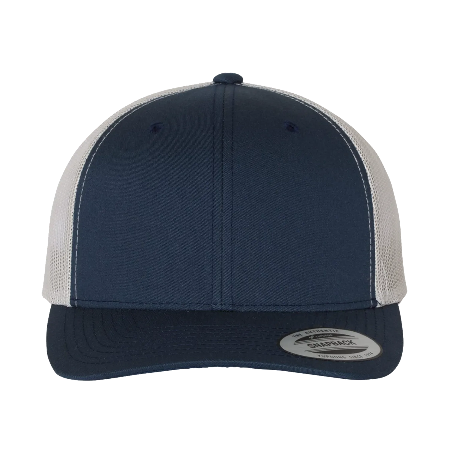 EMBROIDERED MESH TRUCKER SNAPBACK - STRUCTURED