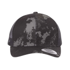 EMBROIDERED MESH TRUCKER SNAPBACK - STRUCTURED