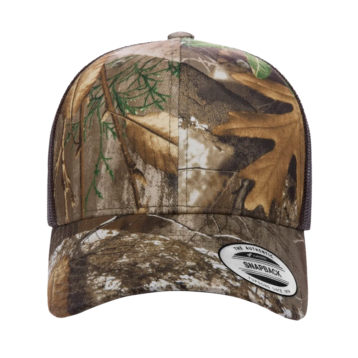 EMBROIDERED MESH TRUCKER SNAPBACK - STRUCTURED