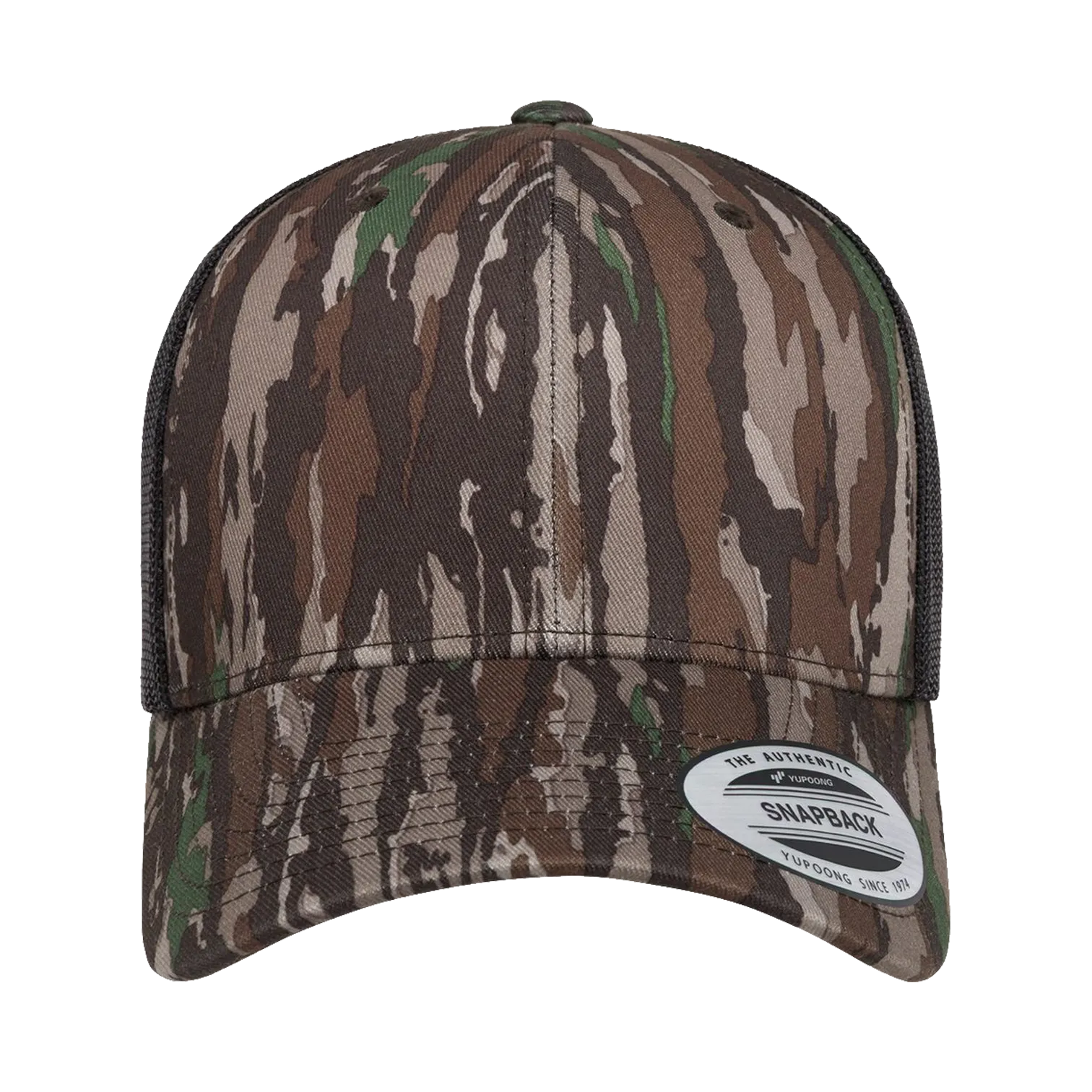 EMBROIDERED MESH TRUCKER SNAPBACK - STRUCTURED