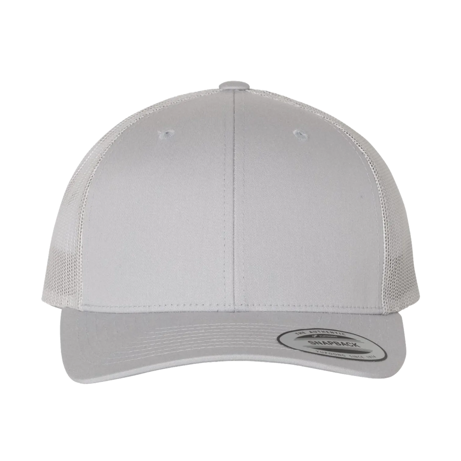 EMBROIDERED MESH TRUCKER SNAPBACK - STRUCTURED