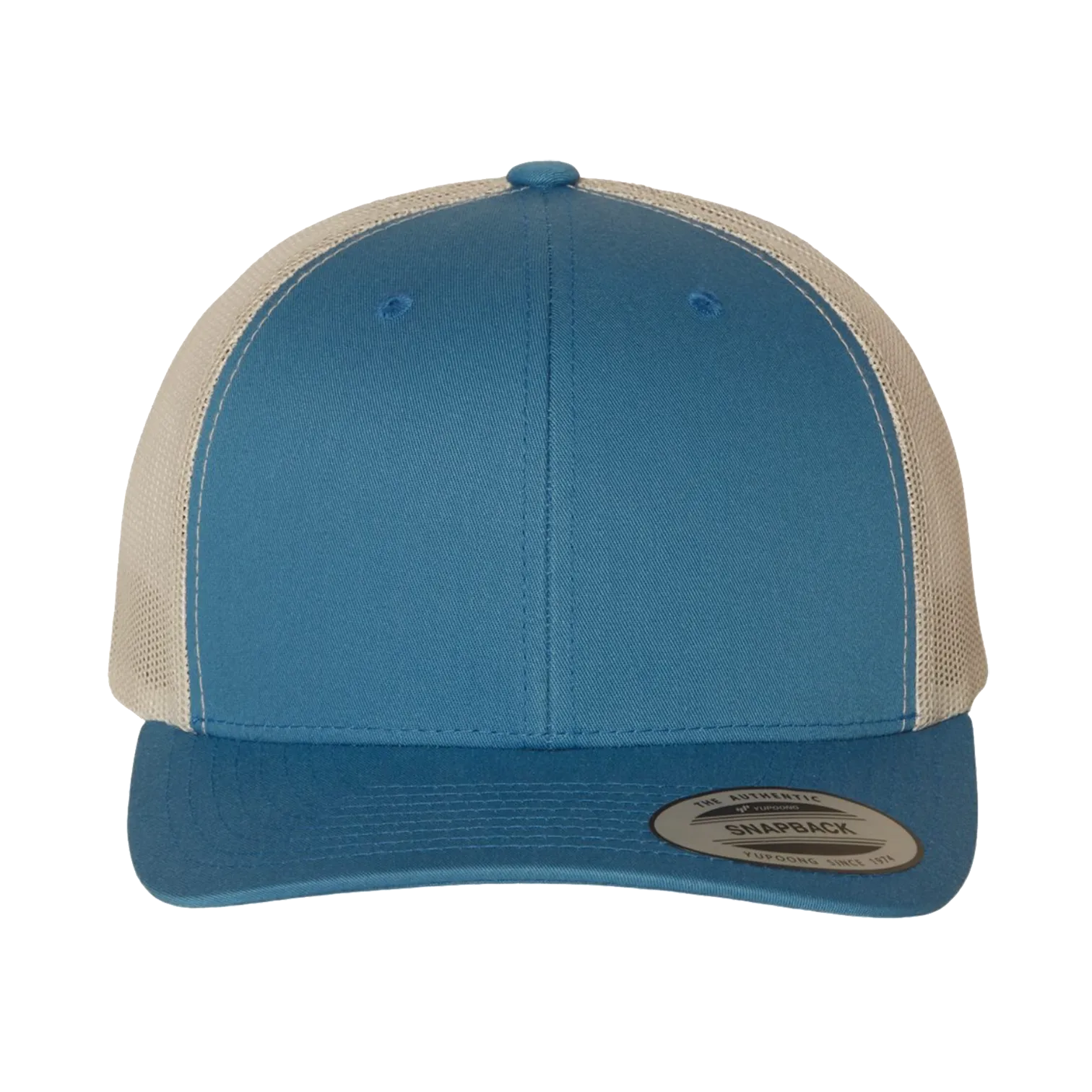 EMBROIDERED MESH TRUCKER SNAPBACK - STRUCTURED