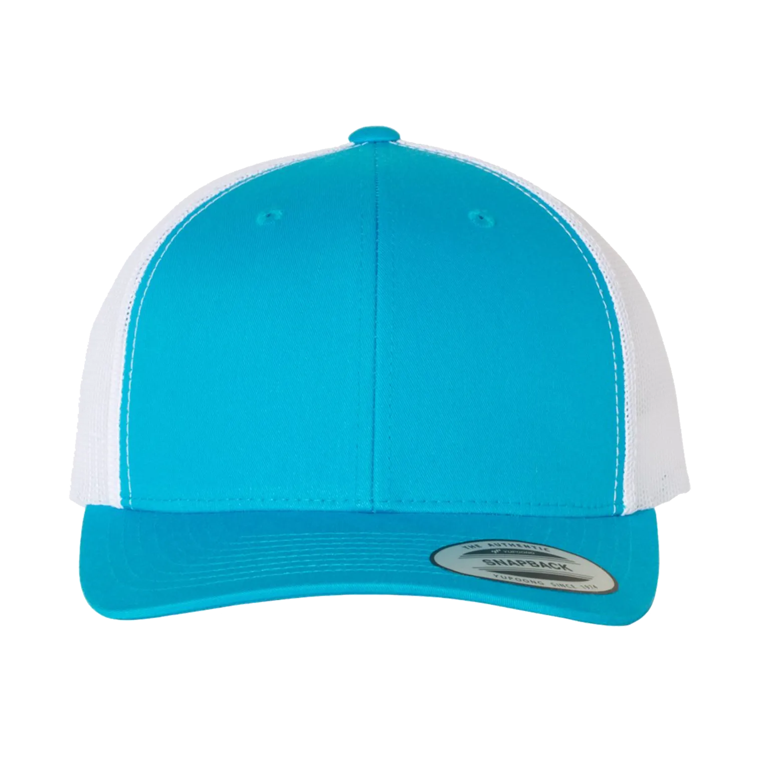EMBROIDERED MESH TRUCKER SNAPBACK - STRUCTURED