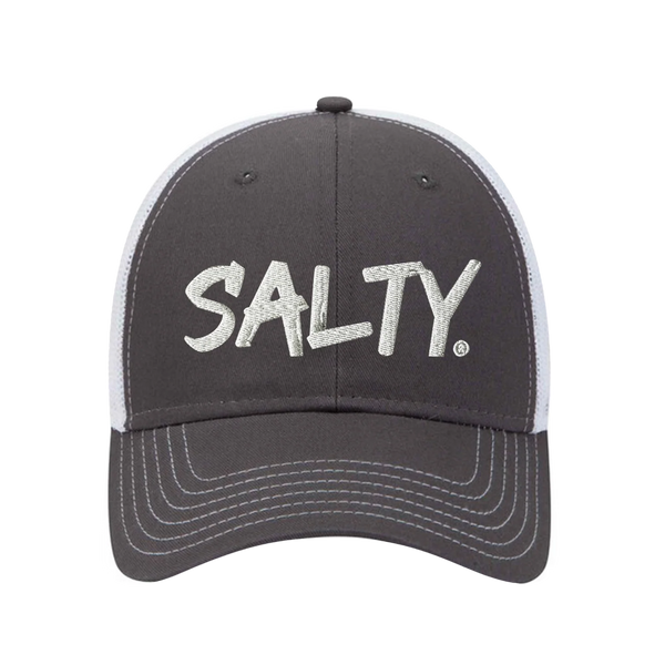 EMBROIDERED MESH TRUCKER SNAPBACK - STRUCTURED