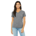 WOMEN TRI-BLEND V-NECK TEE