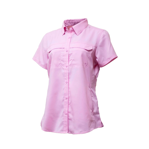 WOMEN SHORT SLEEVE FISHING SHIRT - PRINTED