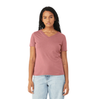 WOMEN TRI-BLEND V-NECK TEE