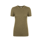 WOMEN NEXT LEVEL TRI-BLEND CREW TEE
