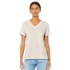 WOMEN TRI-BLEND V-NECK TEE