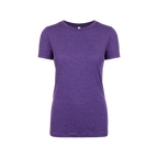 WOMEN NEXT LEVEL TRI-BLEND CREW TEE