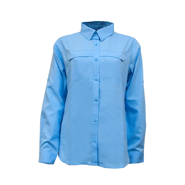 WOMEN LONG SLEEVE FISHING SHIRT - PRINTED